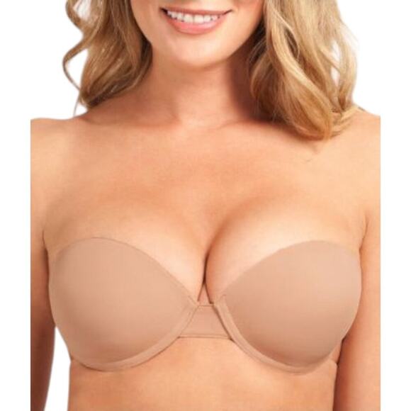 Fashion Forms Go Bare Ultimate Boost Strapless Backless Bra Nude Size D NWT $38 - Picture 1 of 7